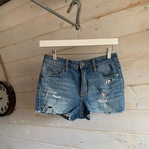 Universal Thread | High Rise Shortie Denim Shorts